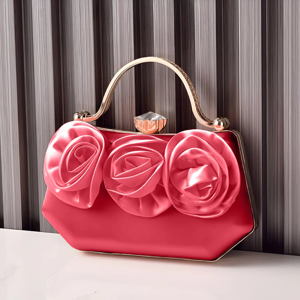 Vioraia Soleia Bloom Clutch Bag