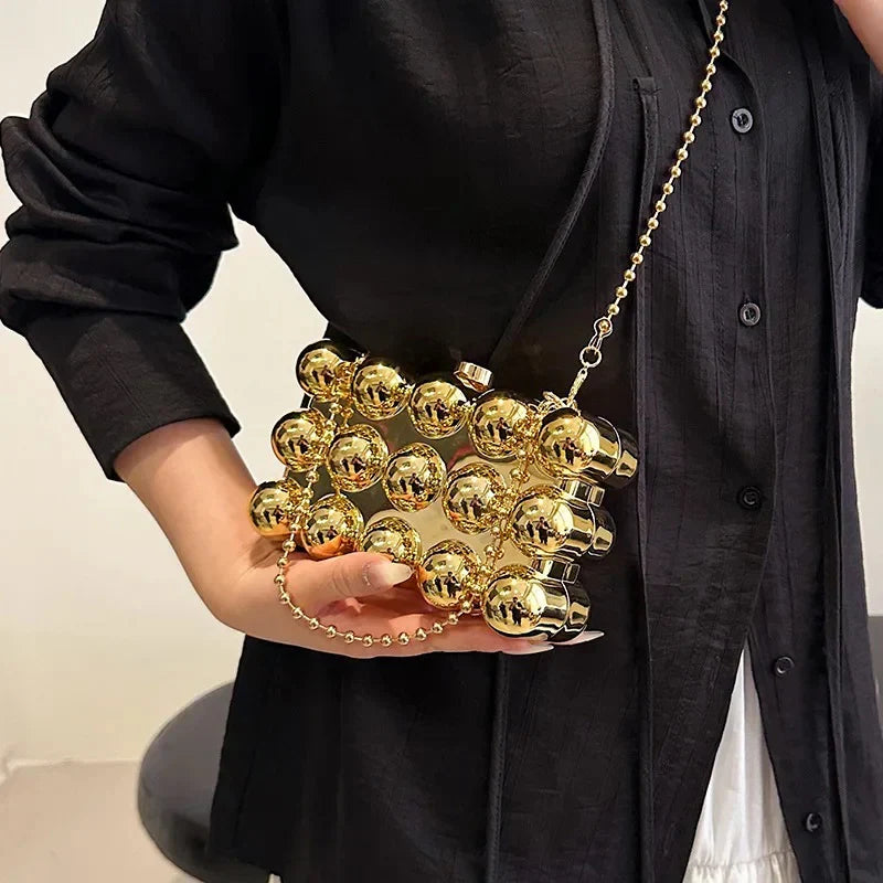 Vioraia Jada Acrylic Clutch Bag