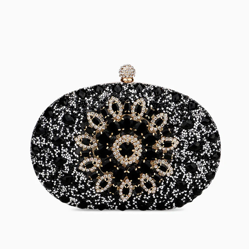 Vioraia Meghan Diamond Encrusted Clutch Bag