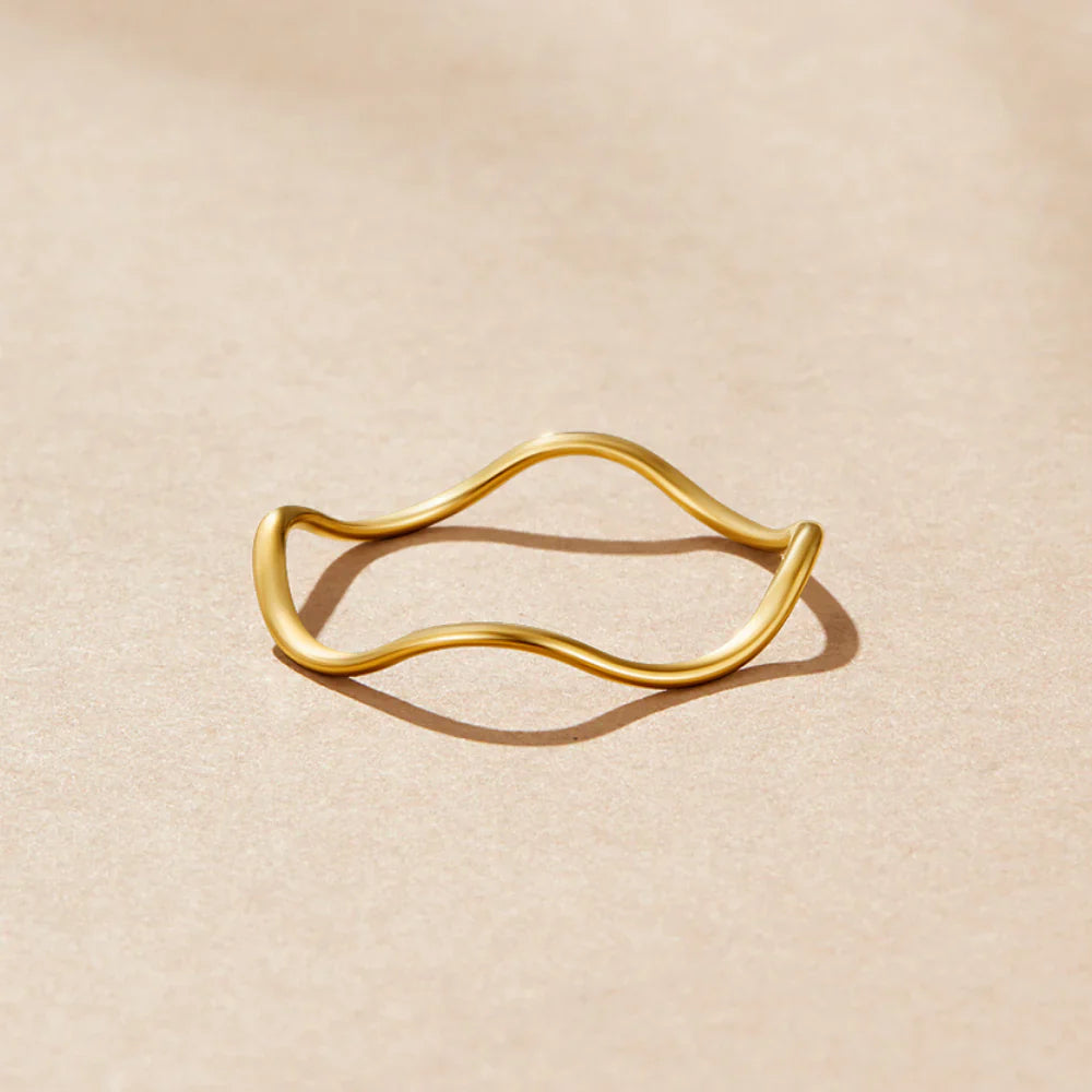 Vioraia Tina Gold Stack Ring