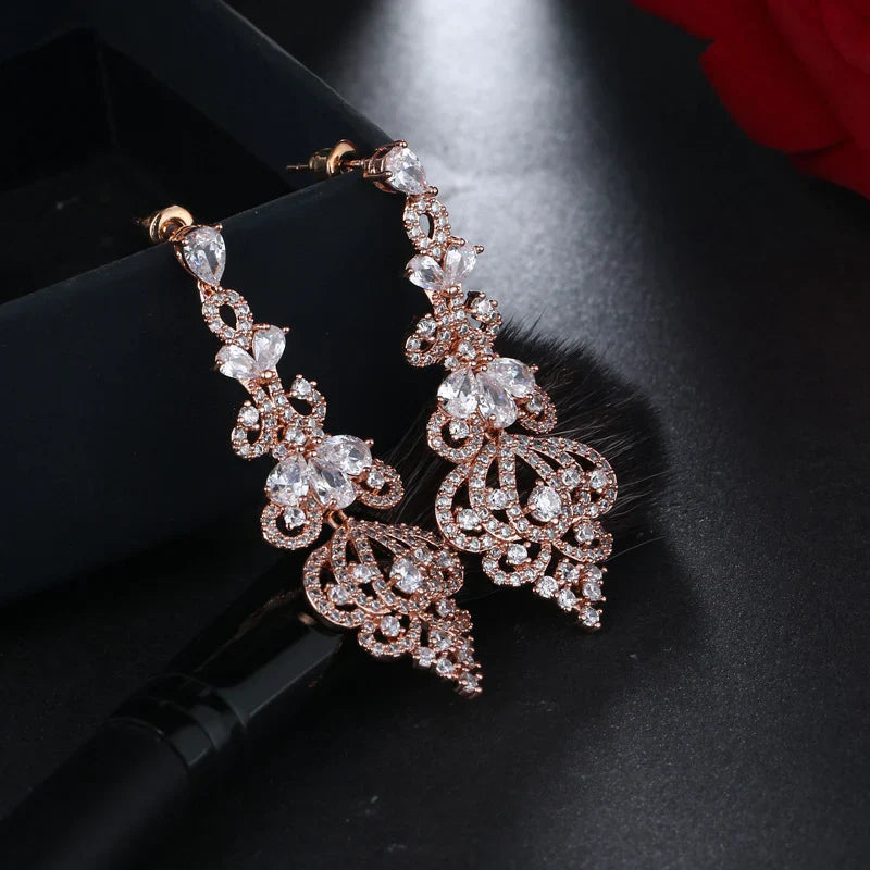 Vioraia Lush Chandelier Earrings