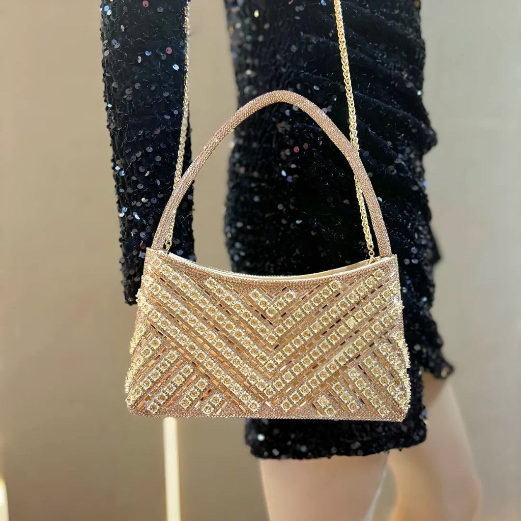 Vioraia Lyra Crystal Mini Shoulder Bag