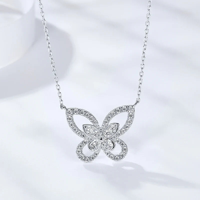 Vioraia Dainty Butterfly Necklace