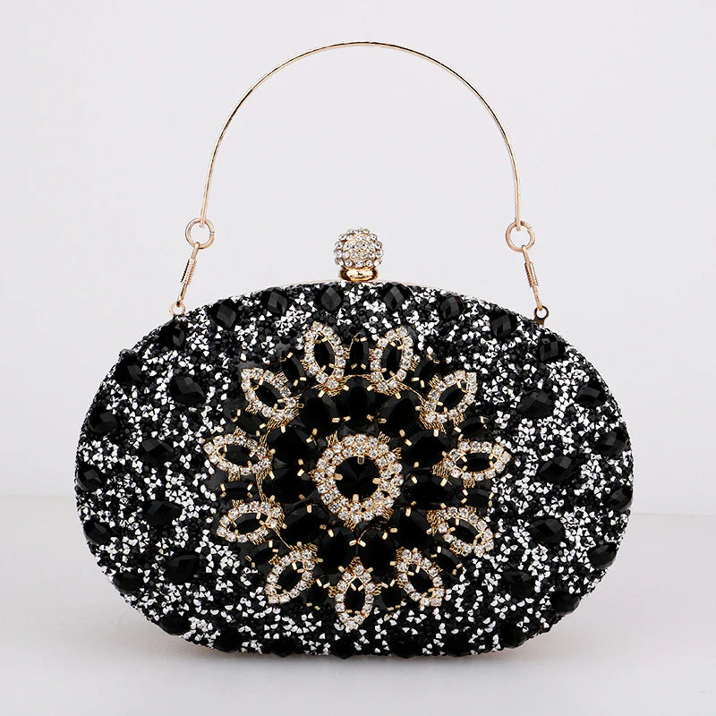 Vioraia Meghan Diamond Encrusted Clutch Bag