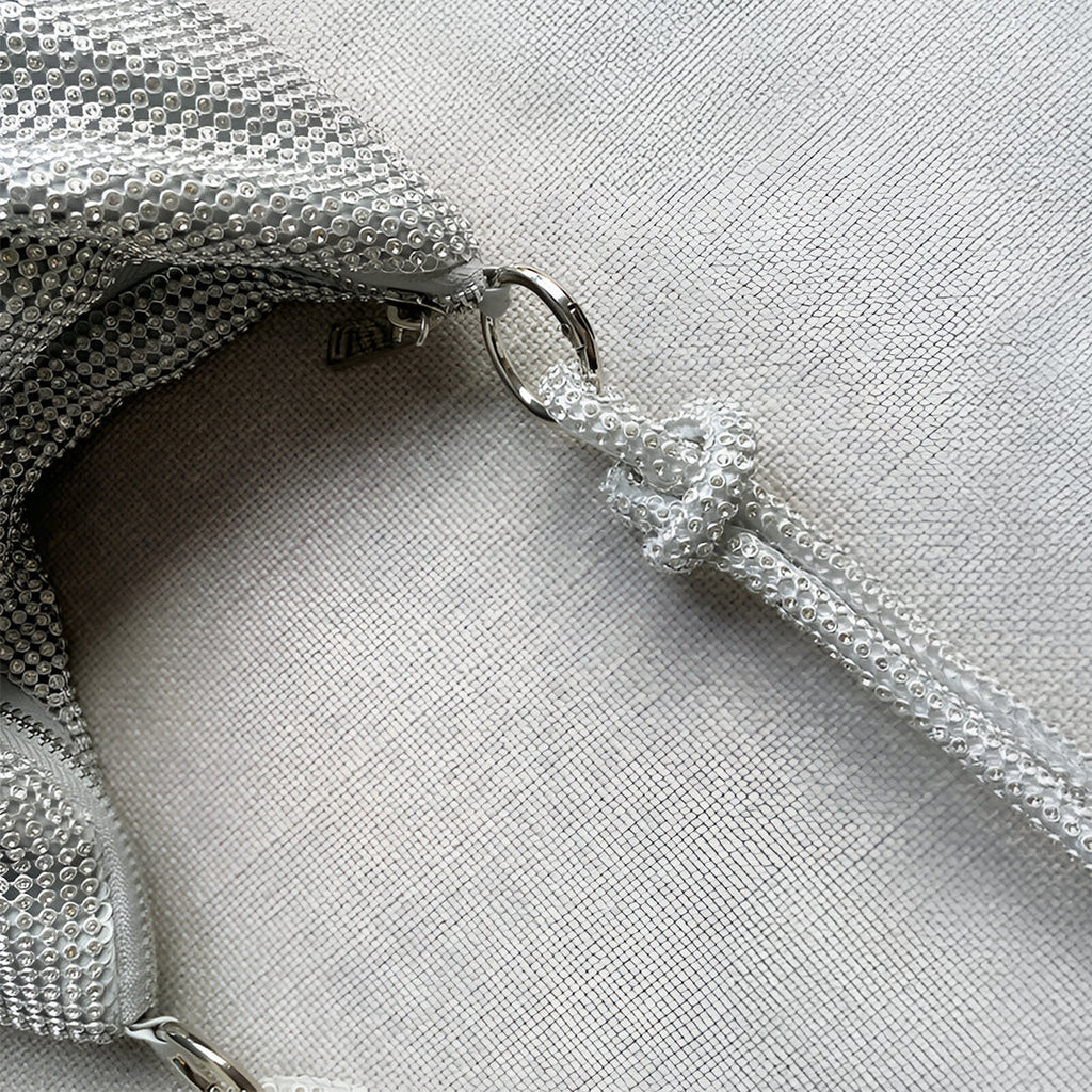 Vioraia Venus Rhinestone Shoulder Bag