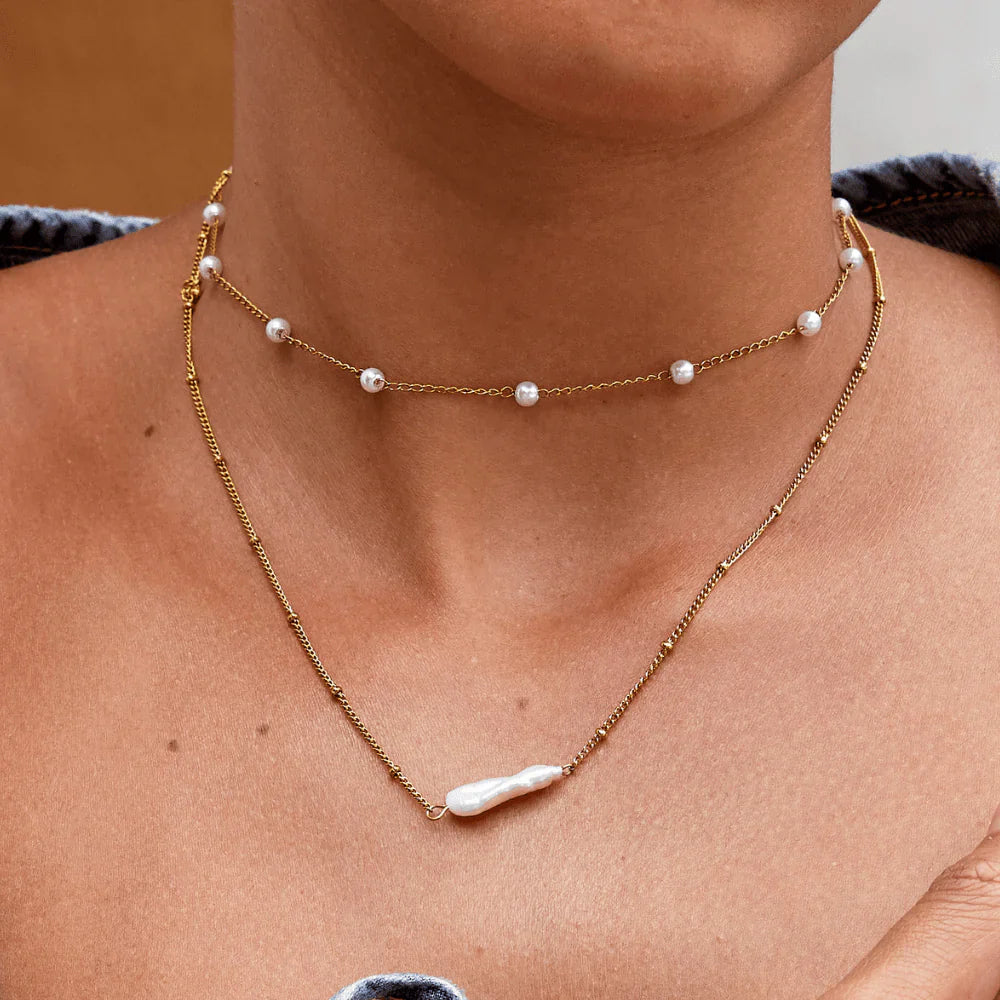 Vioraia Atasha Baroque Pearl Necklace