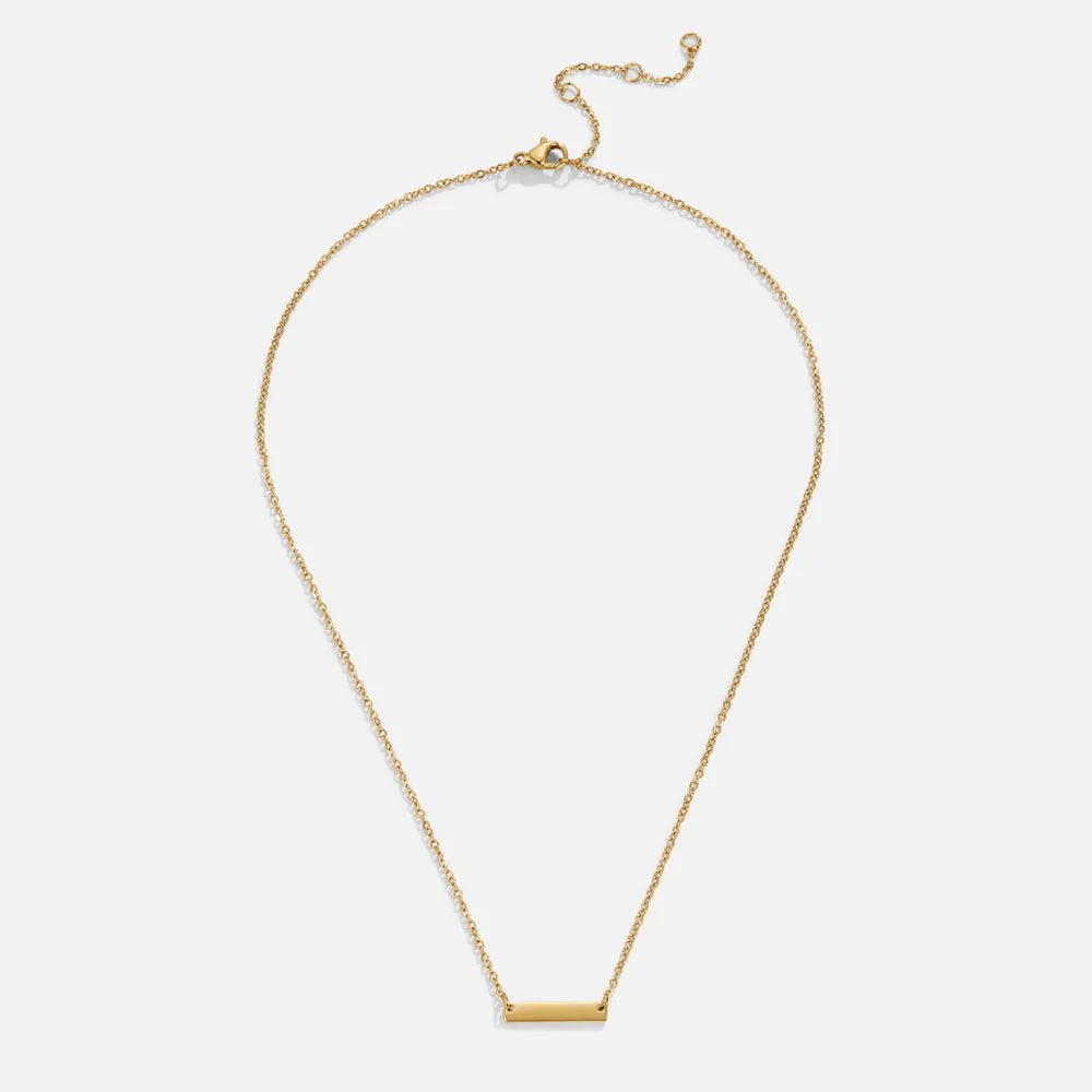 Vioraia Rina Gold Bar Necklace