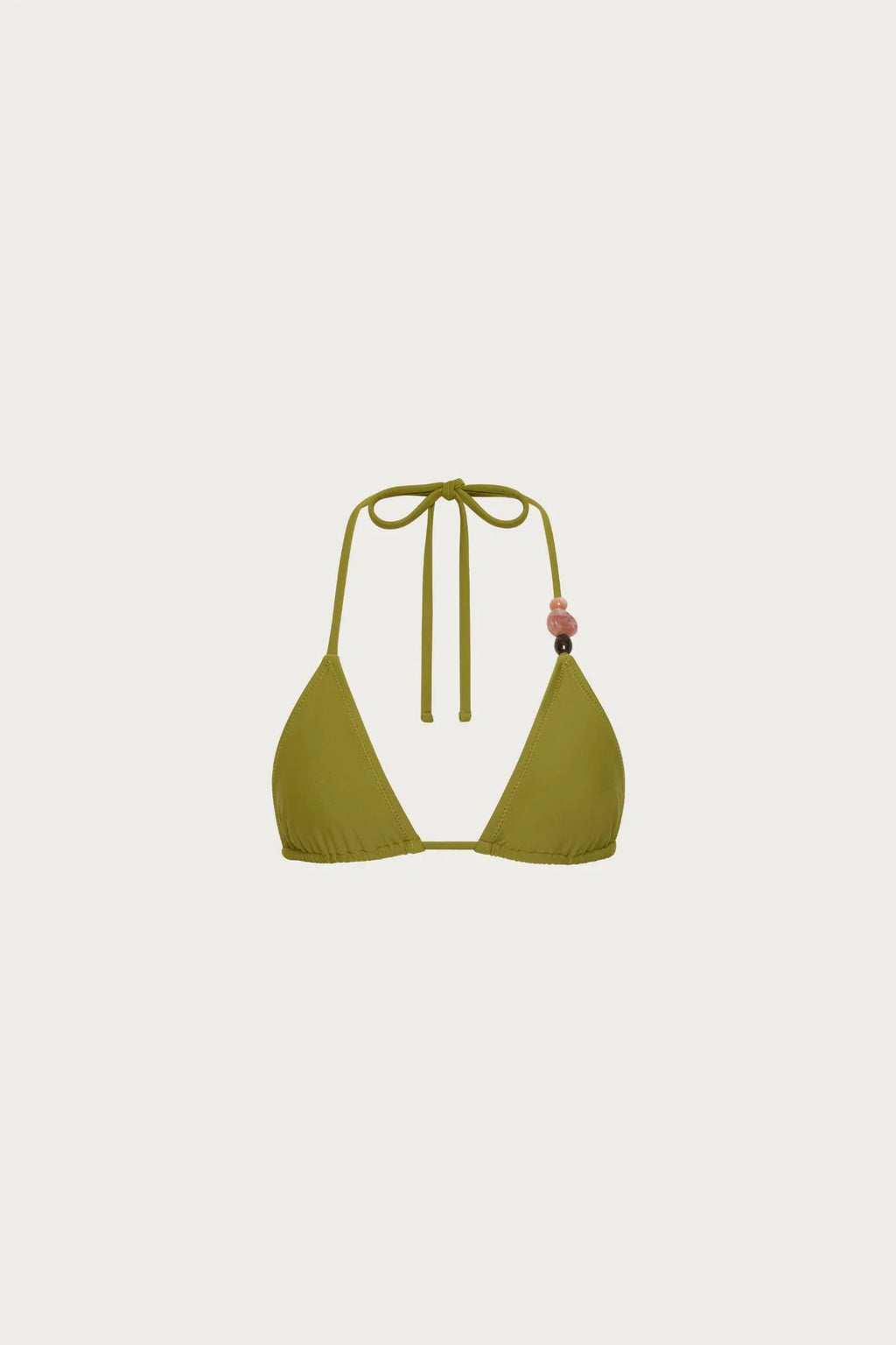 Triangle Top | Beaded Emerald
