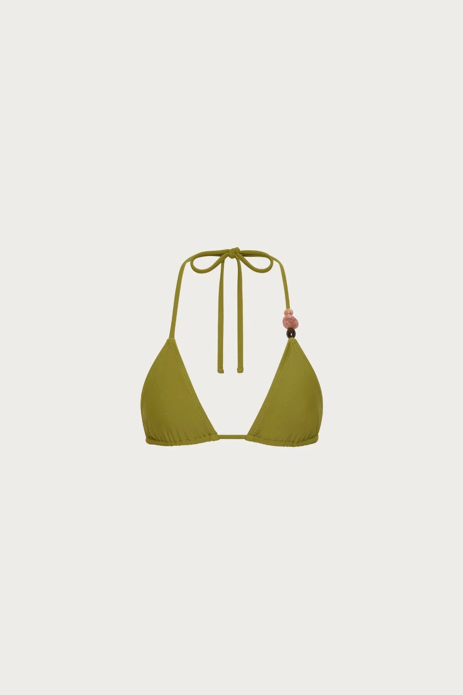 Triangle Top | Beaded Emerald