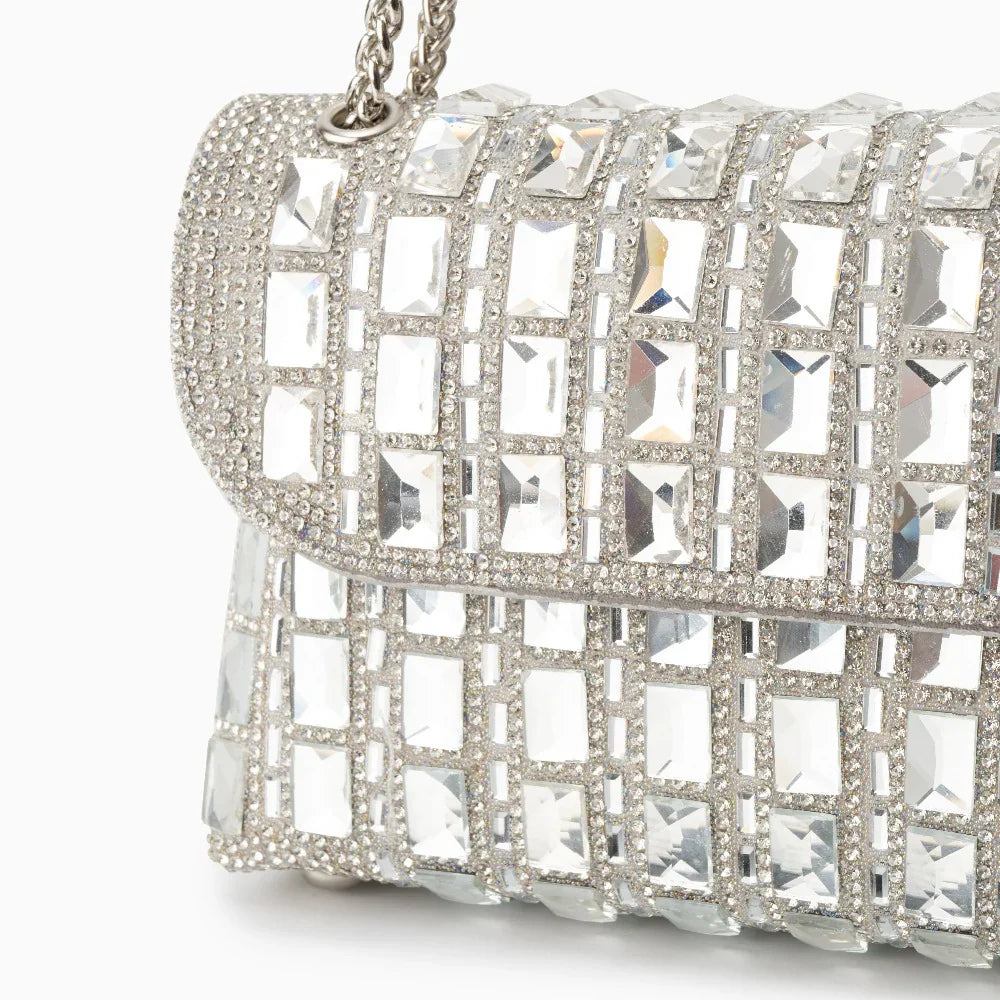 Vioraia Ayesha Gemstones Clutch Bag