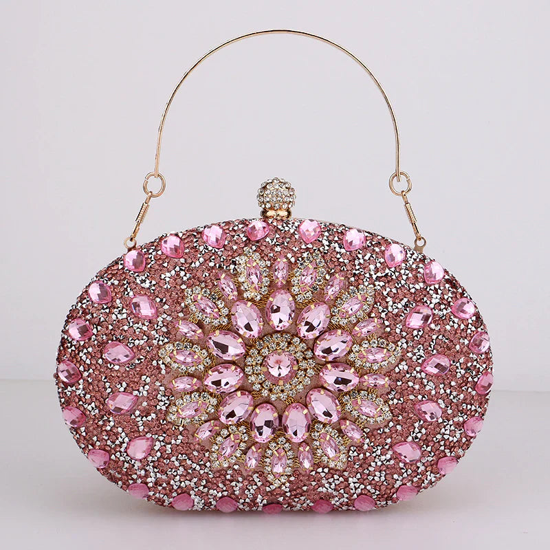 Vioraia Meghan Diamond Encrusted Clutch Bag