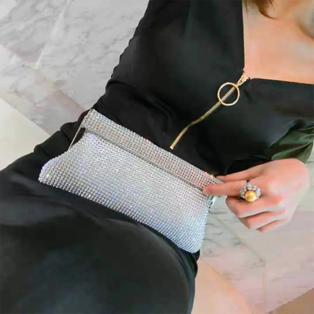 Vioraia Glitz Diamonds Clutch Bag