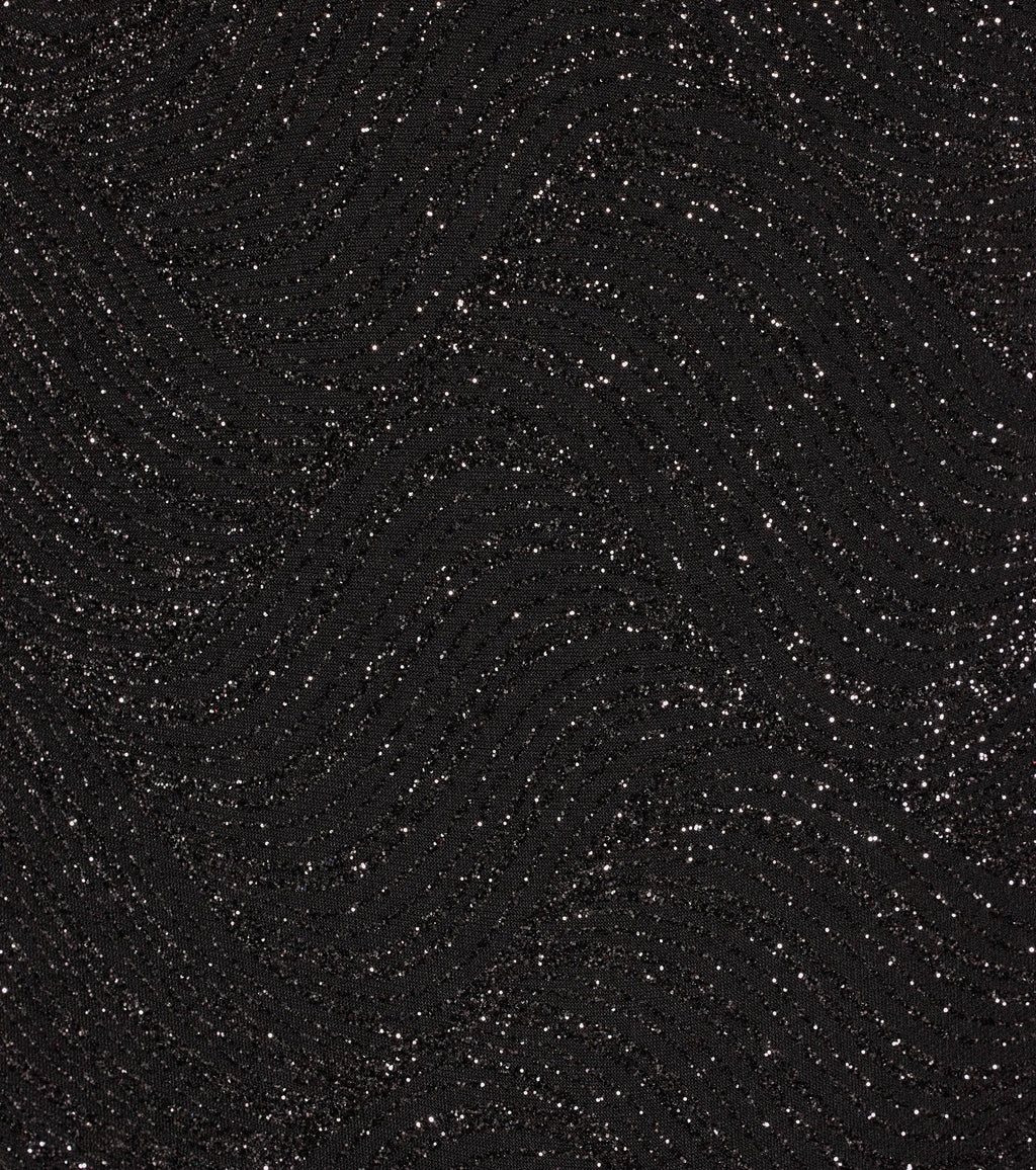 Angie Rhinestone Strap Open Back Glitter Mini Dress