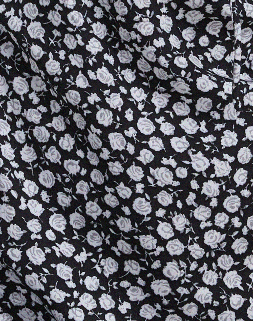 Gaval Mini Dress in Ditsy Rose Black