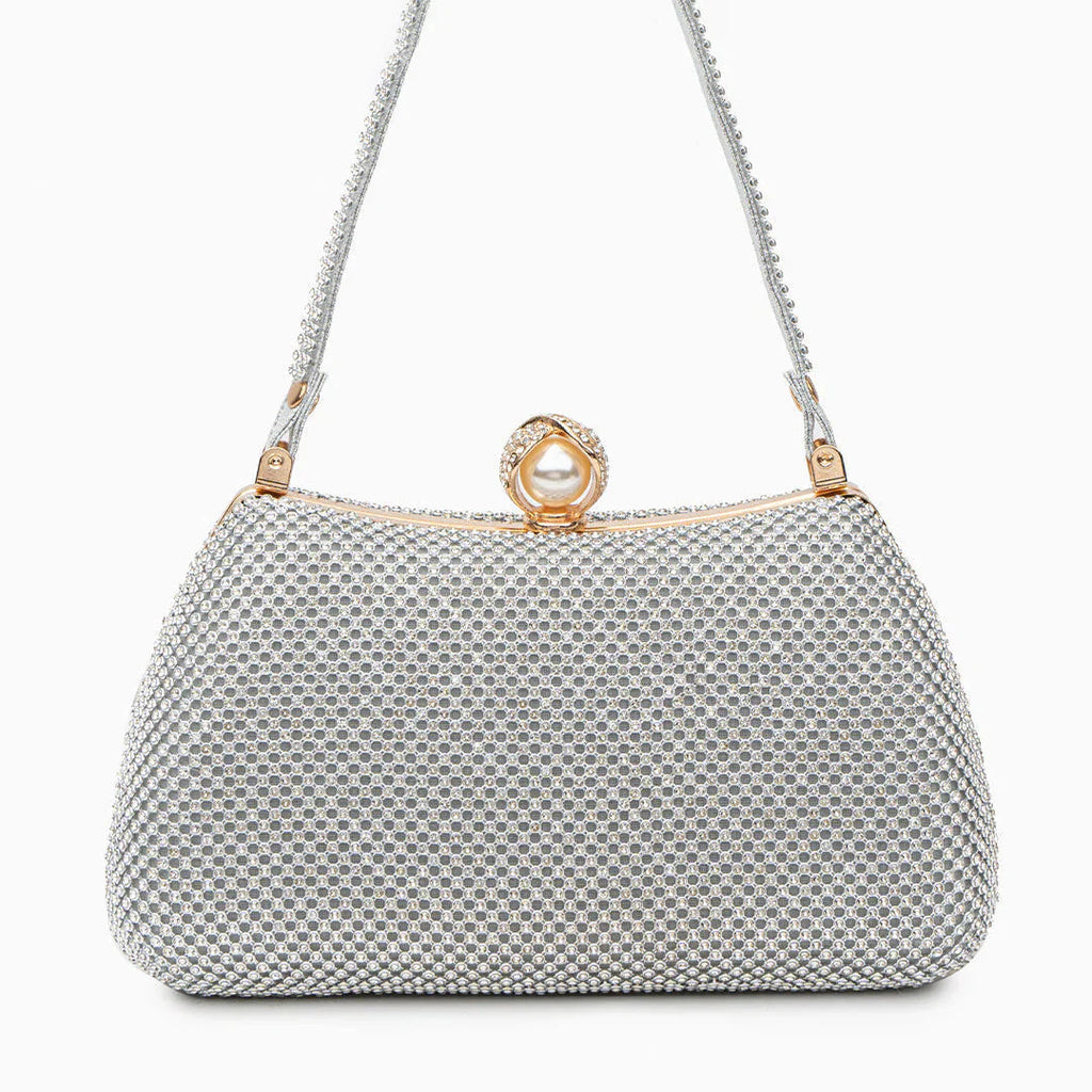 Vioraia (CS) Vintage Rhinestones Glitter Handbag