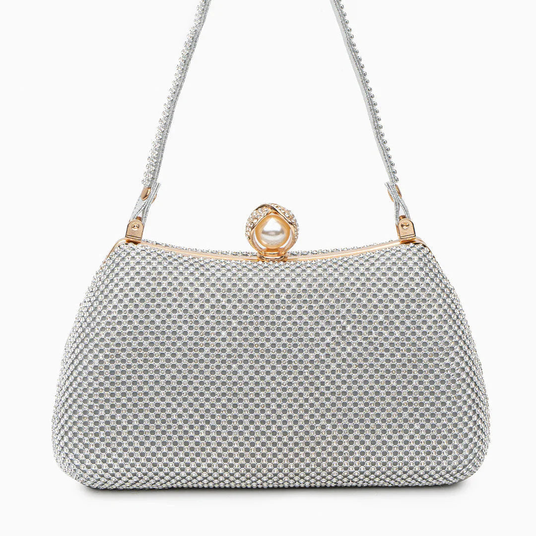 Vioraia (CS) Vintage Rhinestones Glitter Handbag