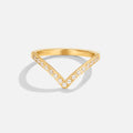 Vioraia Eternity Crown Crystal Ring