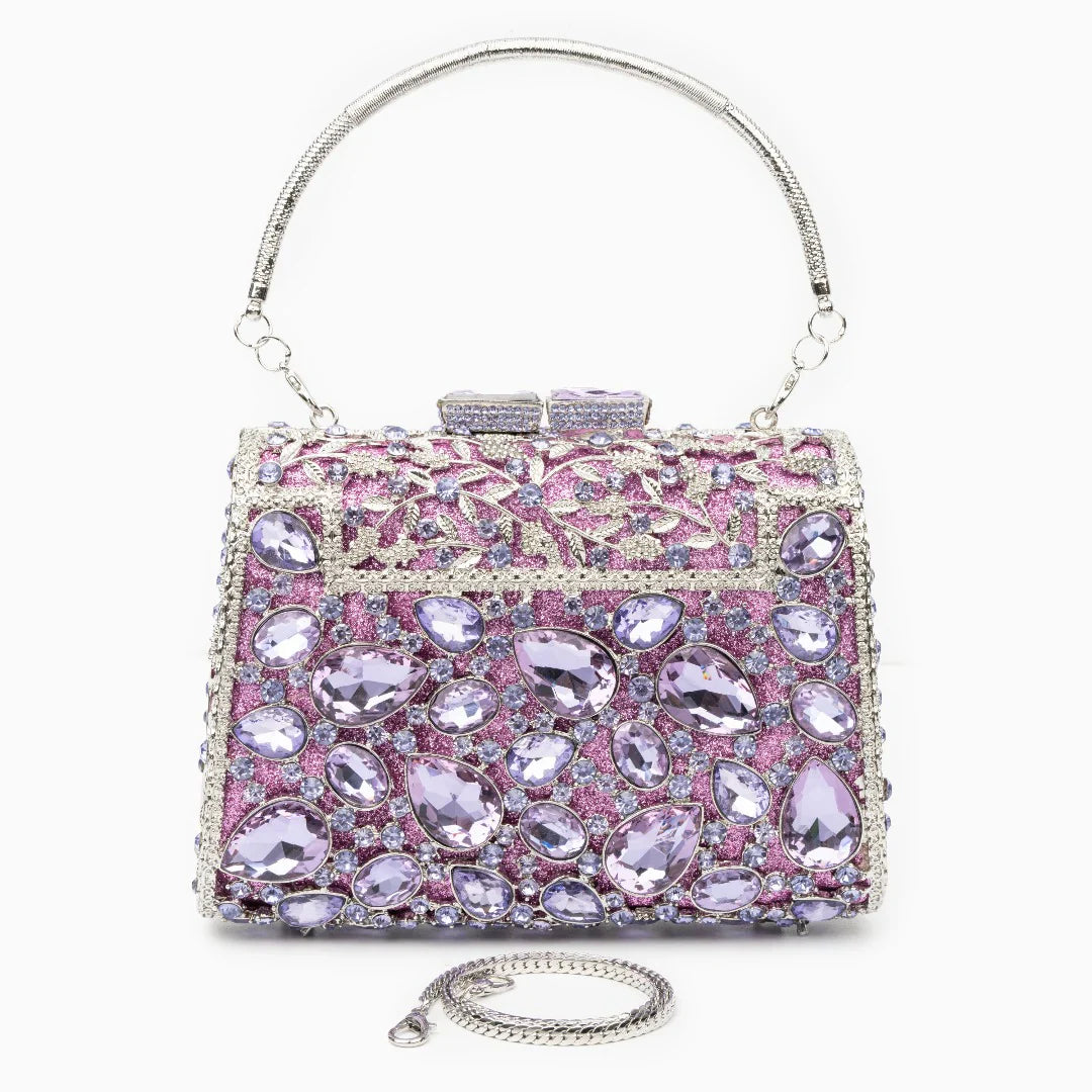 Vioraia (CS) Tiffany Crystals Clutch Bag