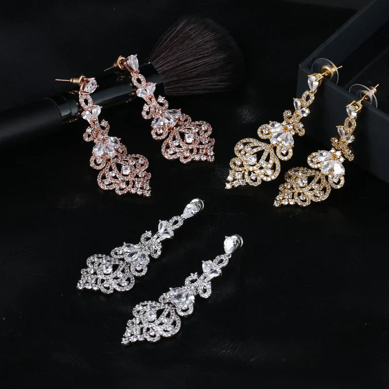 Vioraia Lush Chandelier Earrings