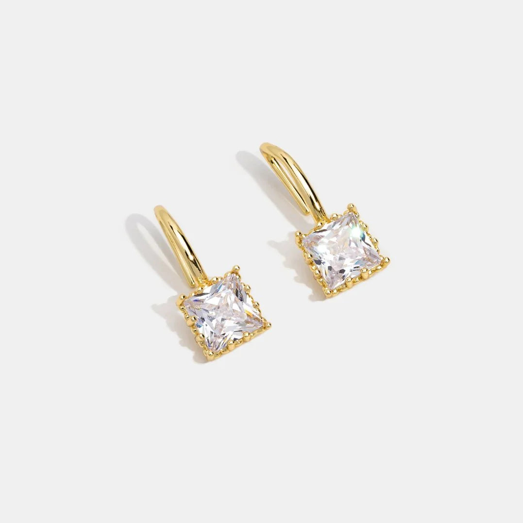 Vioraia Piper Crystal Drop Earrings