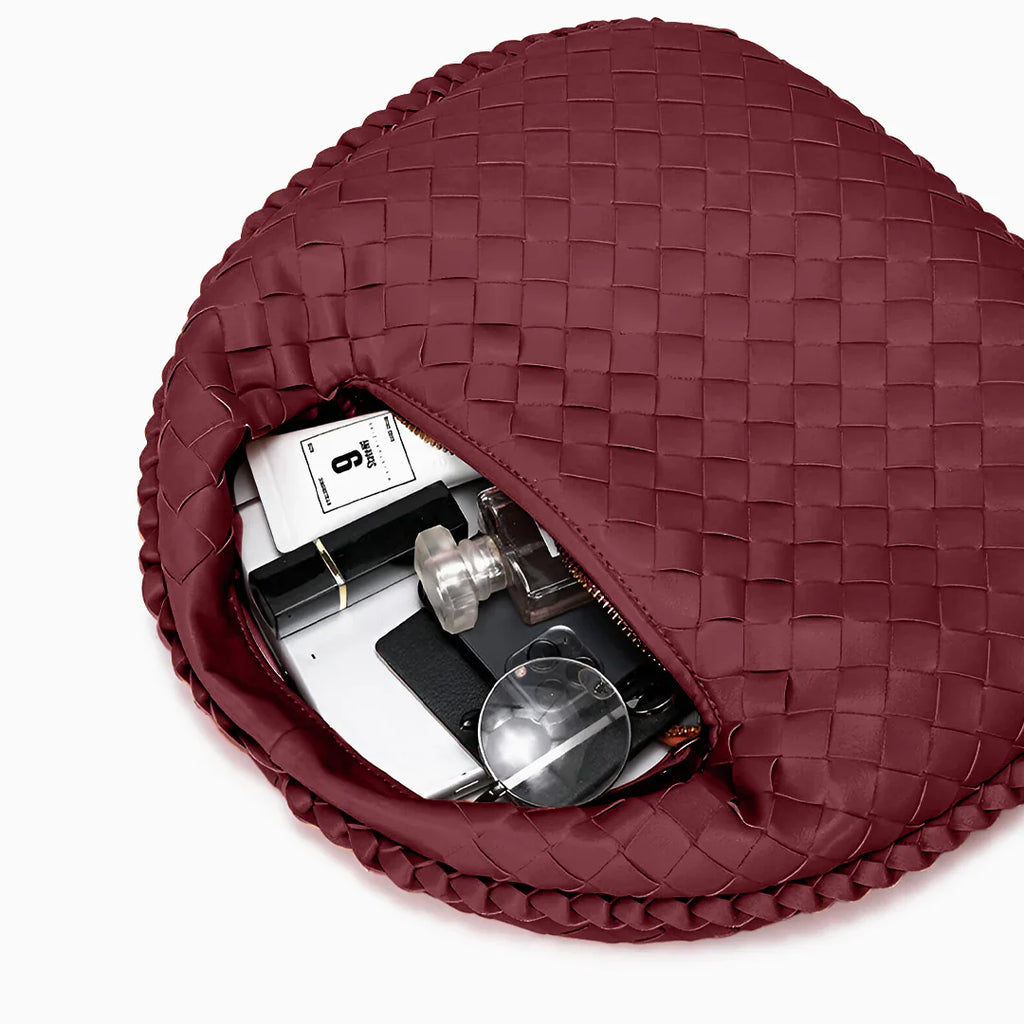 Vioraia Olga Woven Shoulder Bag