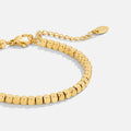Vioraia Lexi 18K Gold Cube Bracelet