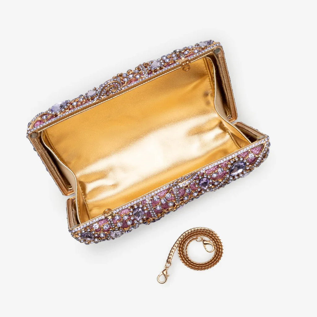 Vioraia (CS) Siena Rhinestones Clutch Bag