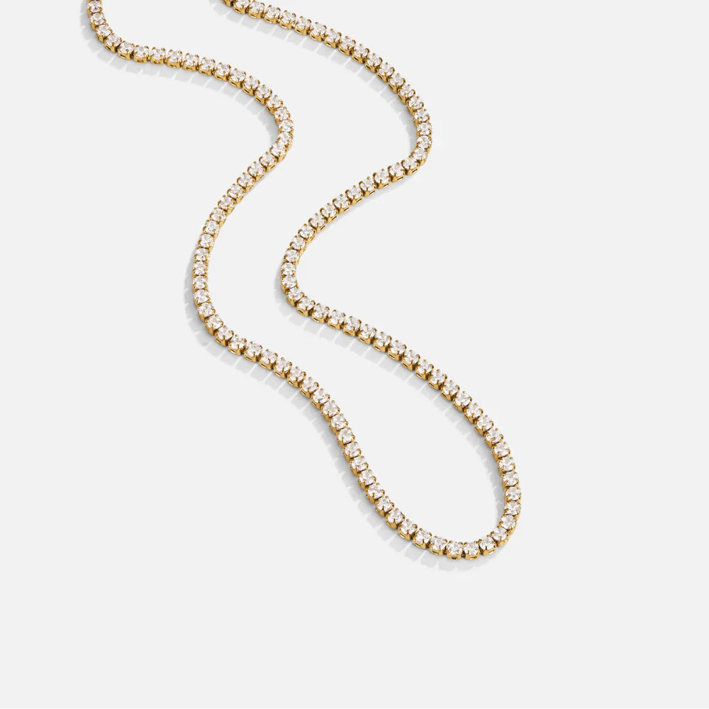 Vioraia Lexi Gold Crystal Necklace