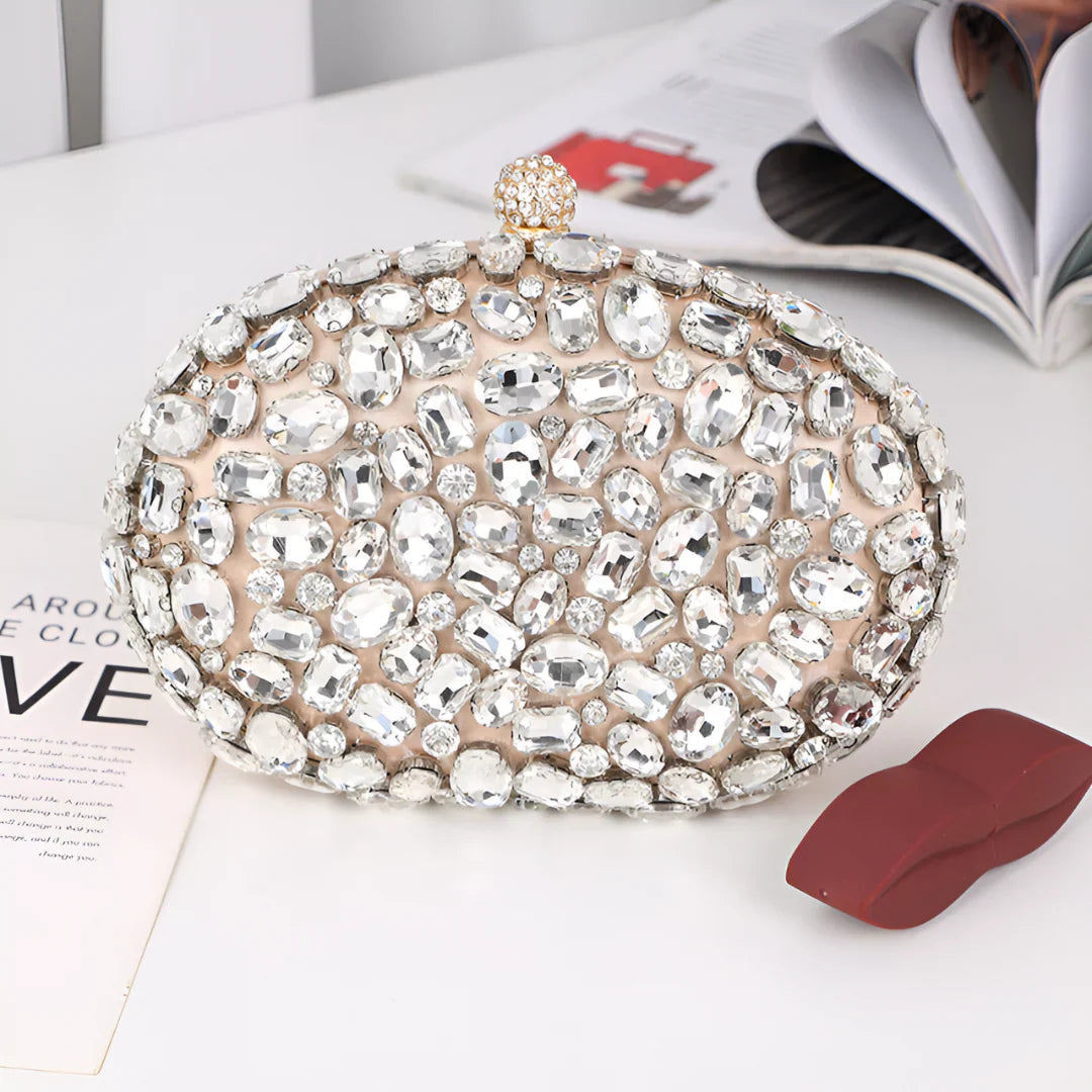 Vioraia Seraphine Gemstone Clutch Bag