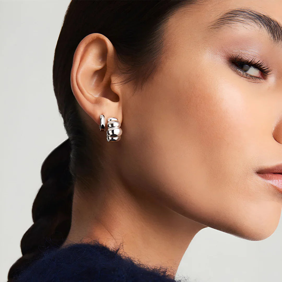 Vioraia Marcelline Bubble Hoop Earrings