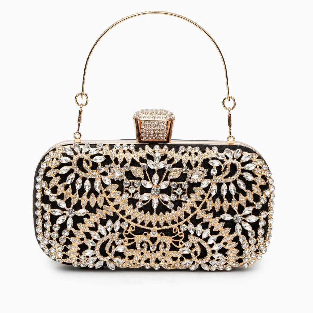 Vioraia Luxurious Flower Clutch Bag