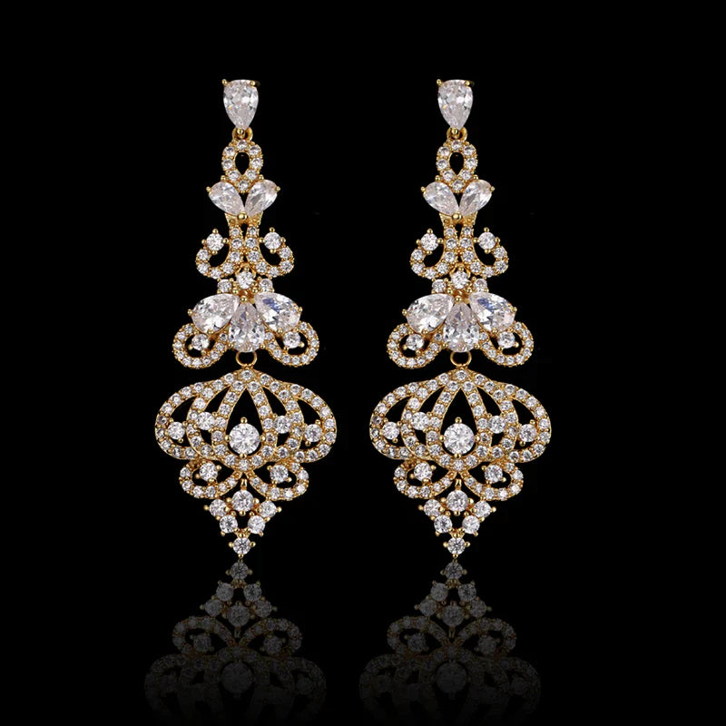 Vioraia Lush Chandelier Earrings