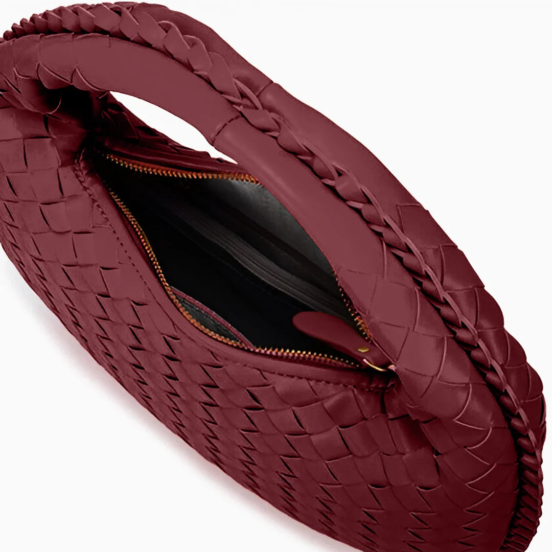 Vioraia Olga Woven Shoulder Bag
