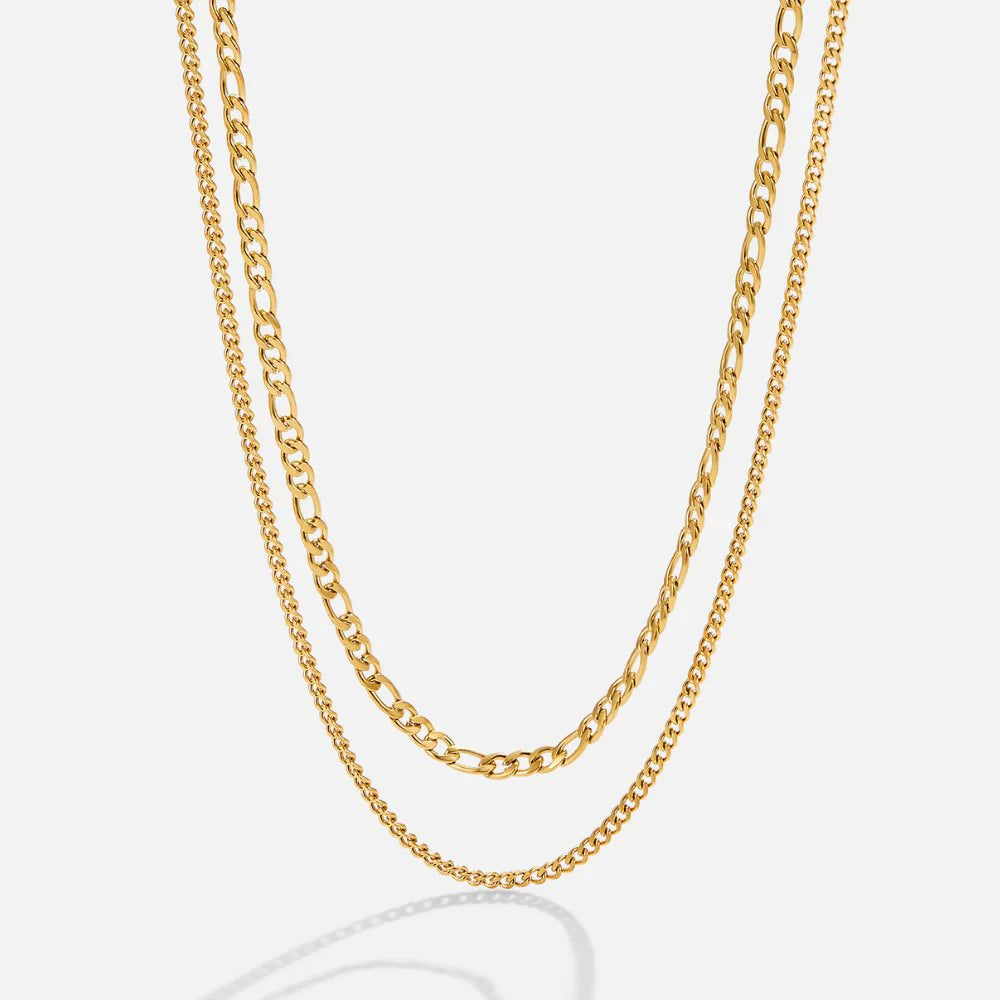 Vioraia Mirabel Double Chain Necklace