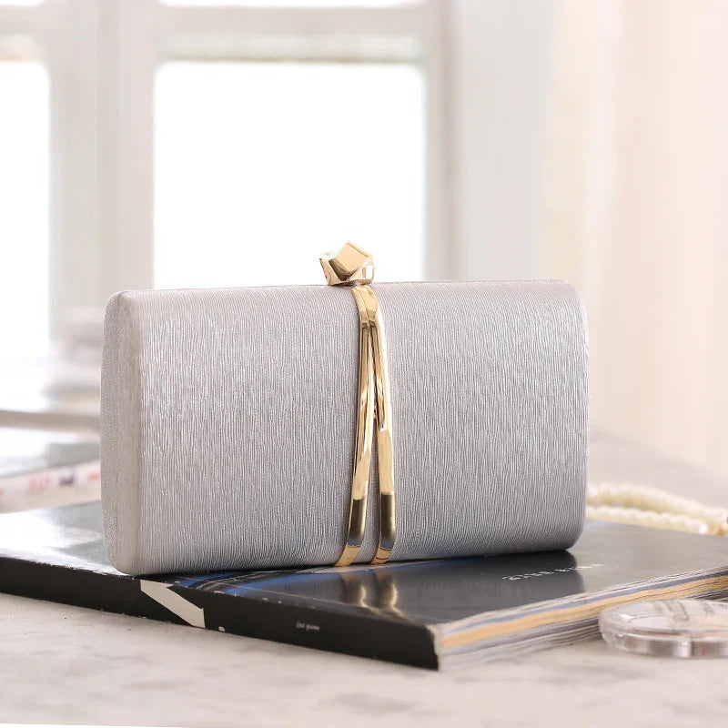 Vioraia Genevieve Minimalist Evening Clutch Bag