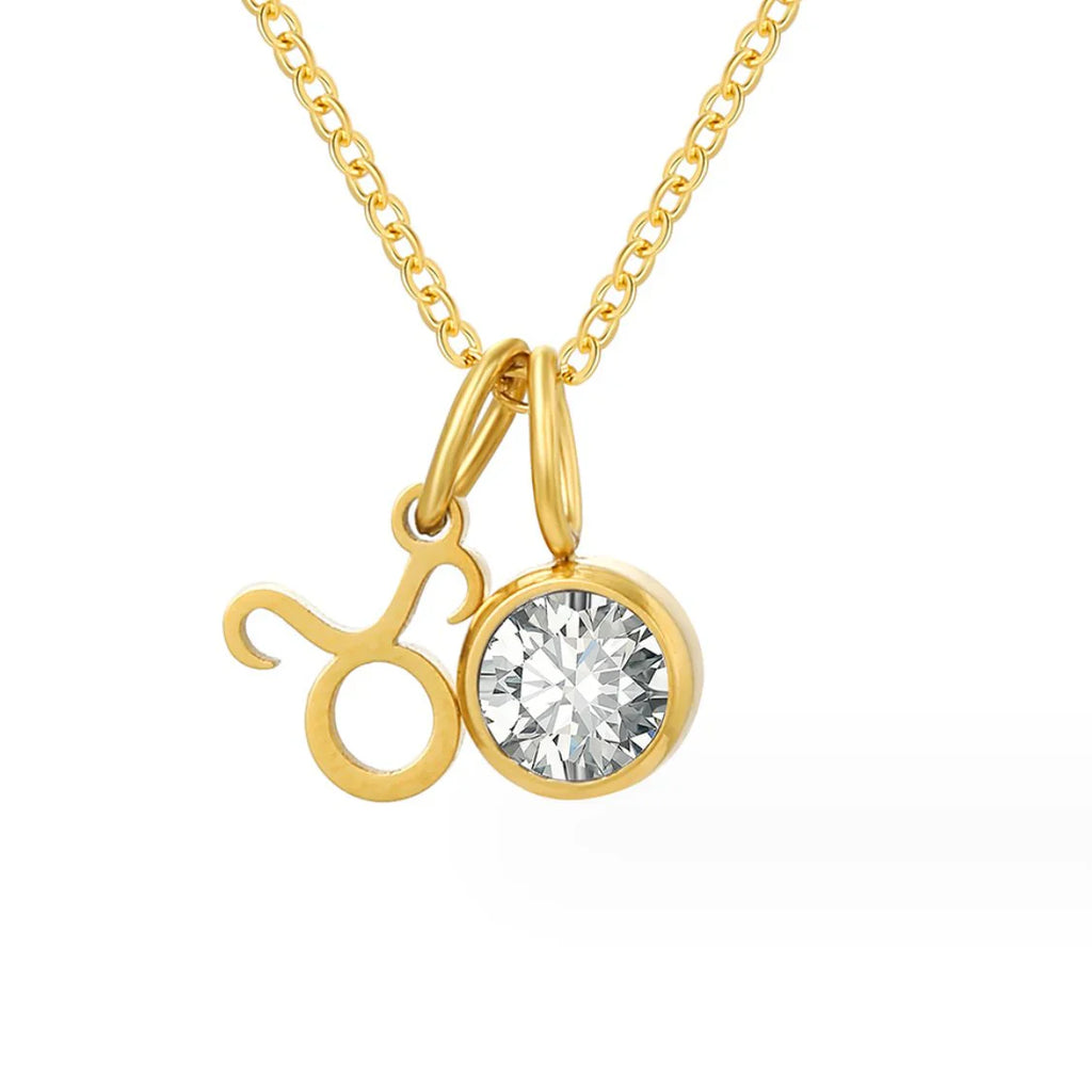 Vioraia Astria Zodiac Birthstone Necklace