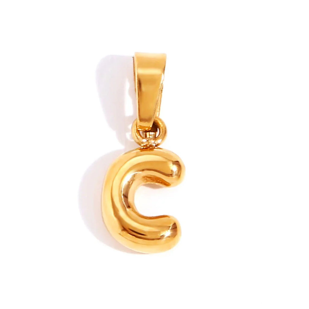 Vioraia Bubble Letter Necklace