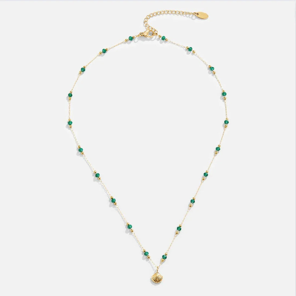Vioraia Ocean Lover Shell & Bead Necklace Set