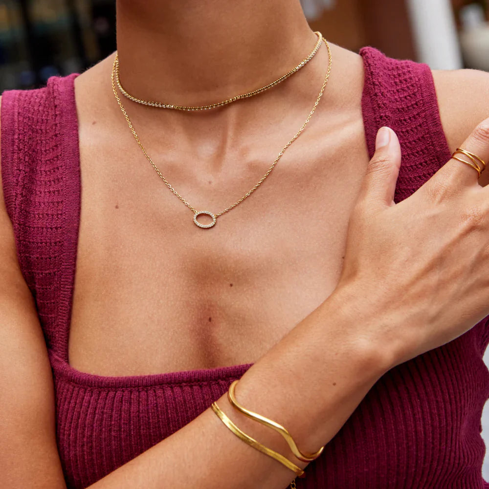 Vioraia Sienna Crystal Necklace