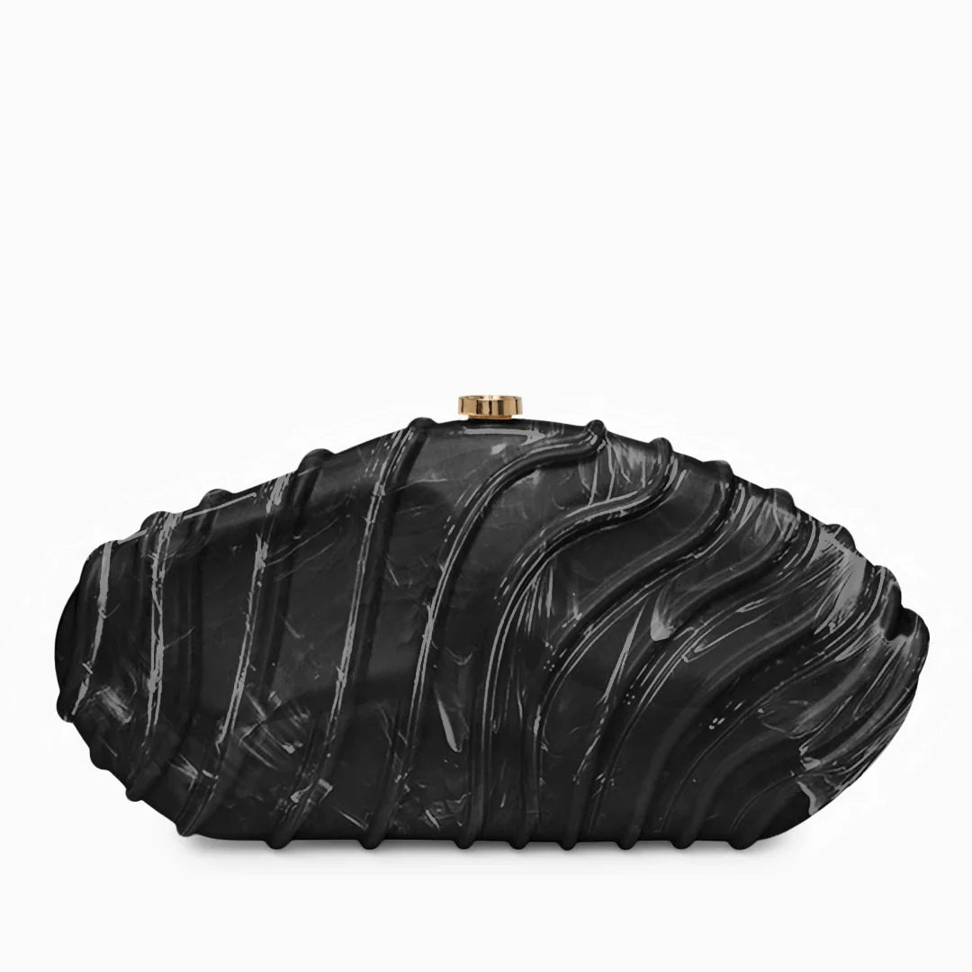 Vioraia Ravyn Shell Clutch Bag