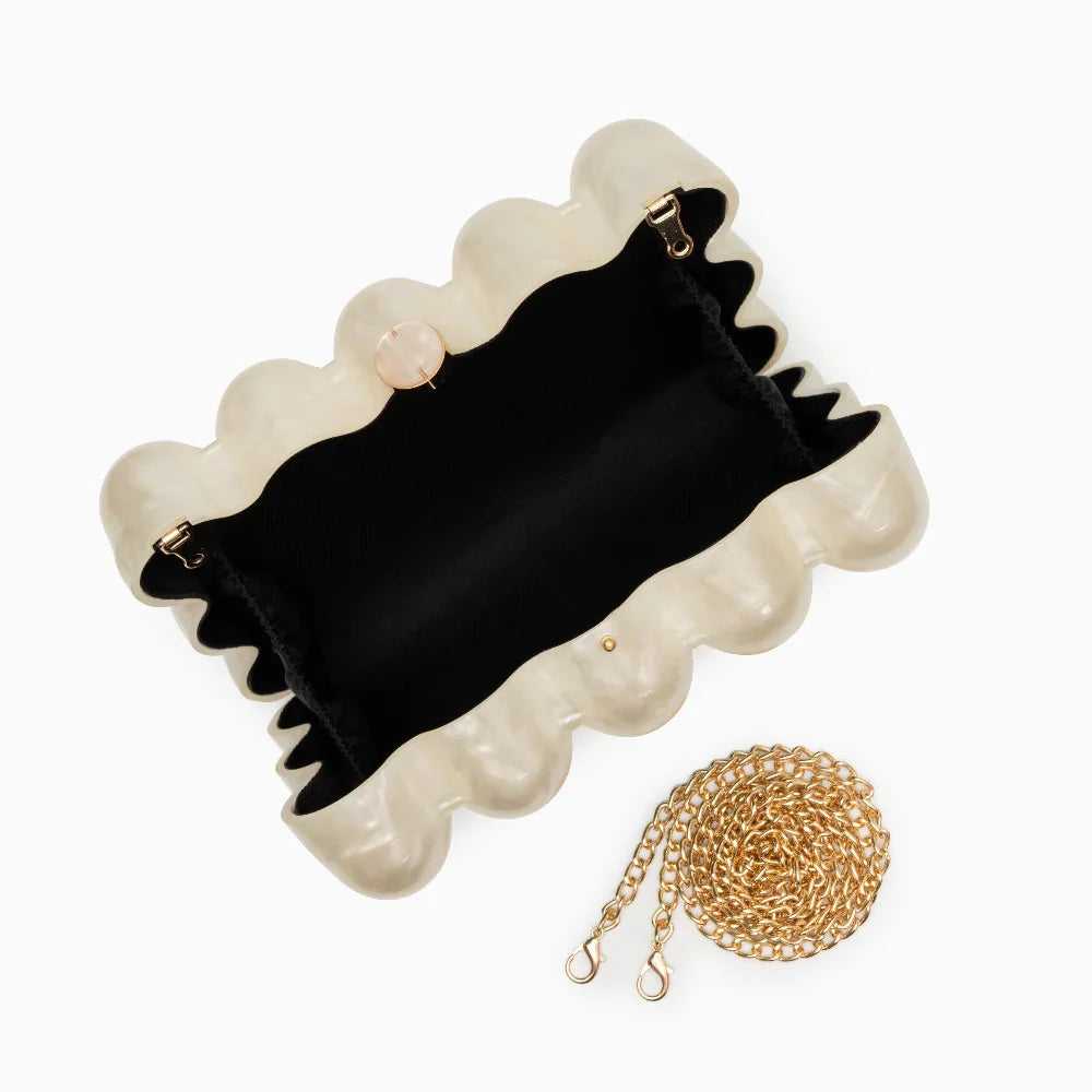 Vioraia (CS) Lorraine Acrylic Clutch Bag