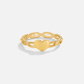 Vioraia Lola Heart Chain Ring
