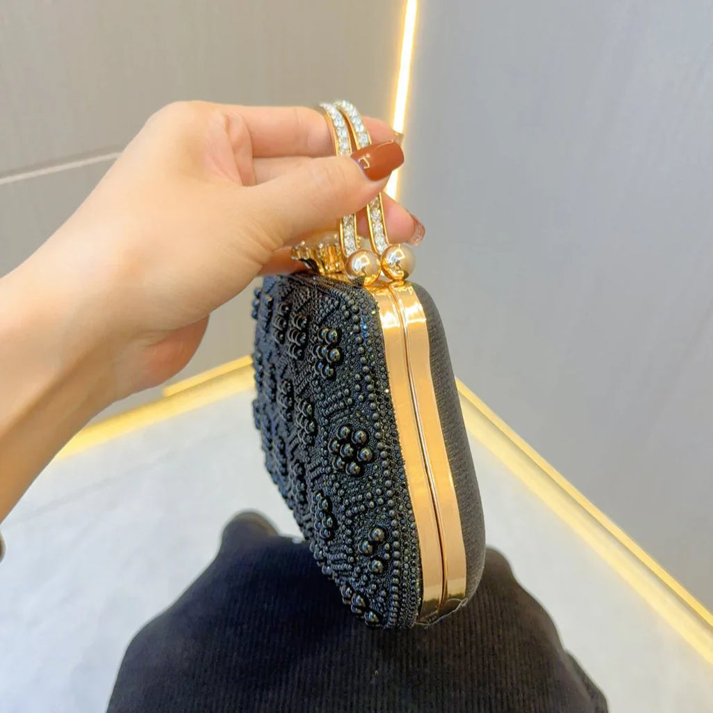 Vioraia (CS) Clarab  Pearl Clutch Bag