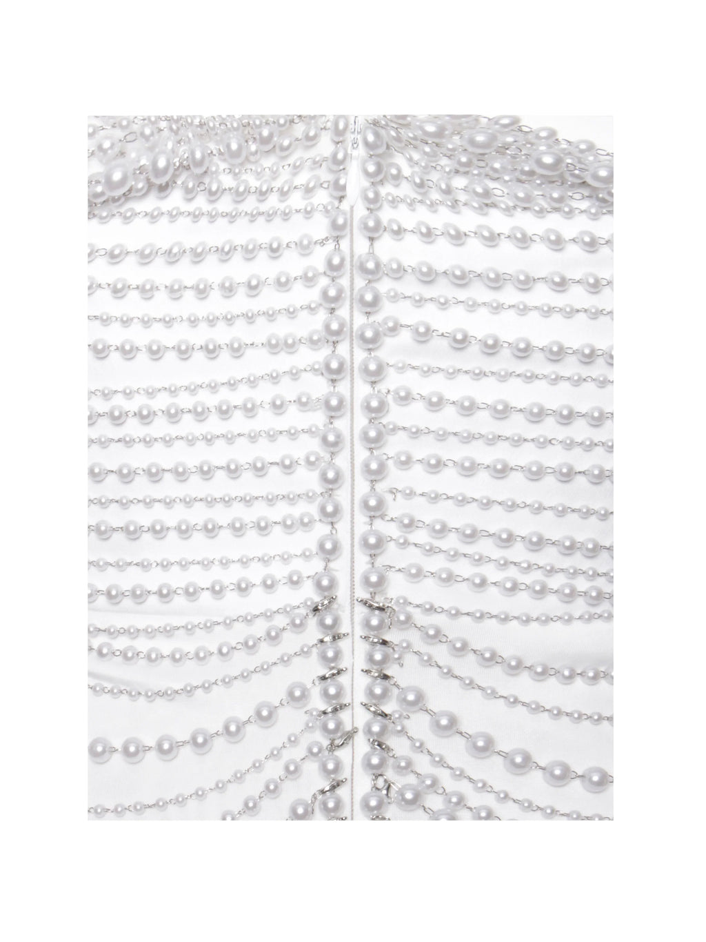 The Birth of Venus Pearl Handmade Crochet Gown
