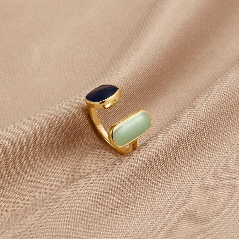 Vioraia Aquamarine Wrap Ring