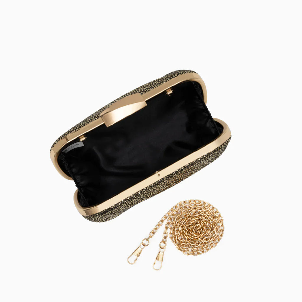 Vioraia Aurum Crush Clutch Bag