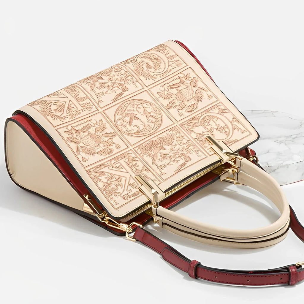 Vioraia Havilah Embroidery Medium Tote Bag