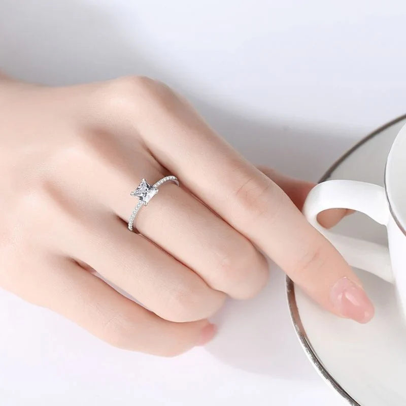 Vioraia Princess Square Ring