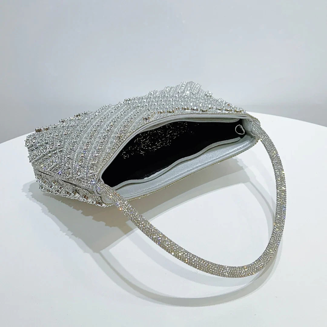 Vioraia Lyra Crystal Mini Shoulder Bag
