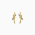 Vioraia Lyra Twist Climber Earrings